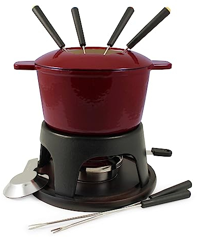 Sierra 11 Pc. Set de color rojo cereza.