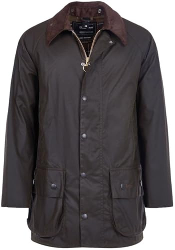 Barbour Mens Classic Beaufort Wax Jacket Olive 44