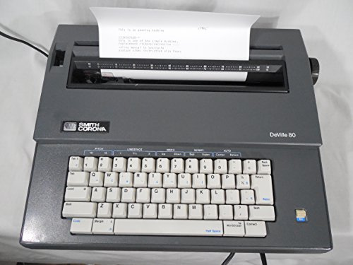Smith Corona DeVille 80 Electronic Typewriter 5A
