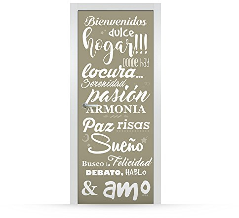 Vinilo para Puerta | Stickers Door | Pegatina Puerta | Bienvenidos (204x83)