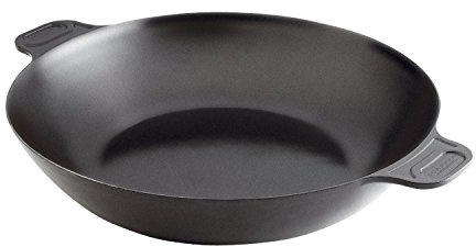 Scanpan Classic 14 1/2 inch Nonstick Paella Pan – Compatible with Gas and Electric Stovetops, Metal Utensil Safe, Oven Safe to 500°F, Dishwasher Safe