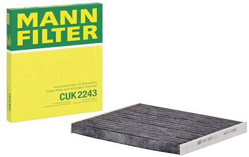 MANN-FILTER CUK 2243 Filtro aria cabina - Filtro Antipolline con Carbonio attivato - per Autovetture + veicoli commeriali