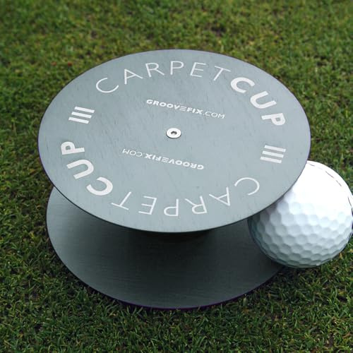 Carpet Cup – Portable practice hole (Gun Metal)