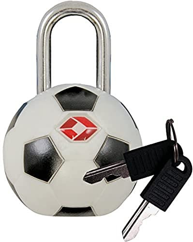 Stanley Combo Lucchetti TSA in Zinco, 20 mm, Nero/Giallo