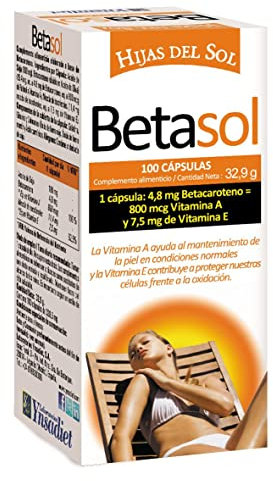 Betasol - 4.8 mg Betacaroteno 100 Càpsulas blandas