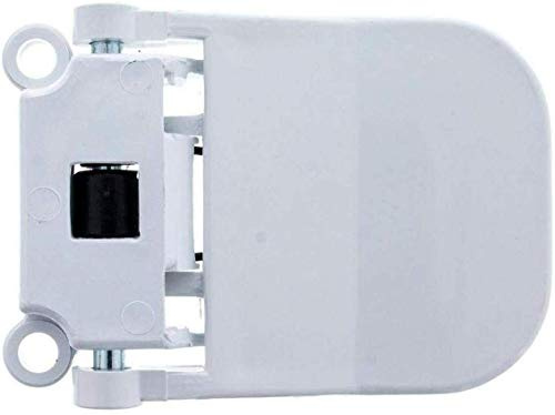 Poignée d'ouverture et de fermeture de porte pour machine à laver Fagor, Edesa, Brandt, Aspes, White Westinghouse, Smeg Couleur blanche Code de remplacement : LA8E000L0