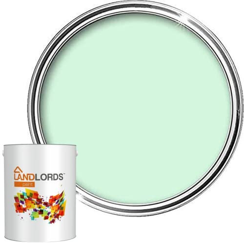 Landlords Anti Damp, Anti Mould and Condensation -Pistachio White Matt Finish - 2.5 Litre - Prevent & Control Damp On Internal Walls & Ceilings - Easy To Apply