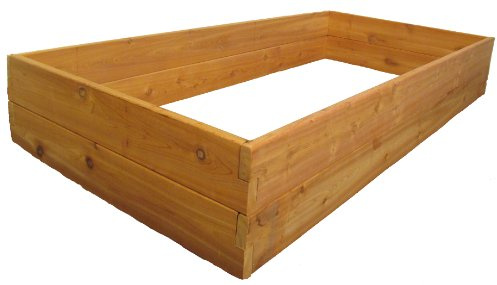 Infinite Cedar Premium Cedar Raised Garden Bed - 3' x 6' x 11 - Handcrafted in Maine from North American Western Red Cedar Wood