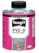 Tangit Colle PVC-U Eau Non Potable,Etanchéité Raccord,Pot avec pinceau 250g | Colle tuyaux PVC étanchéité anti-fuite, Temps ouvert 4 min, Pinceau intégré, Canalisations, Conforme normes, Eau non potable
