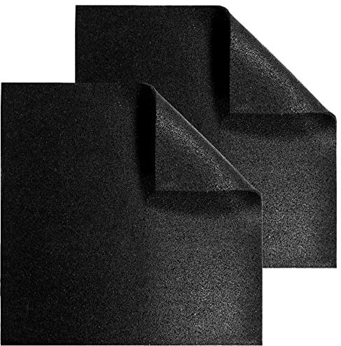 Spares2go Anti Vibration Noise Reducing Rubber Mat for Fridge Freezer/Refrigerators 600mm (Pack of 2)