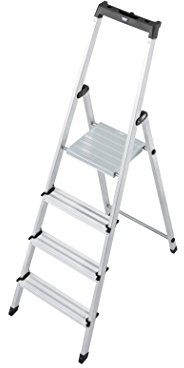 KRAUSE Stehleiter Solidy, 4 Stufen, 126221