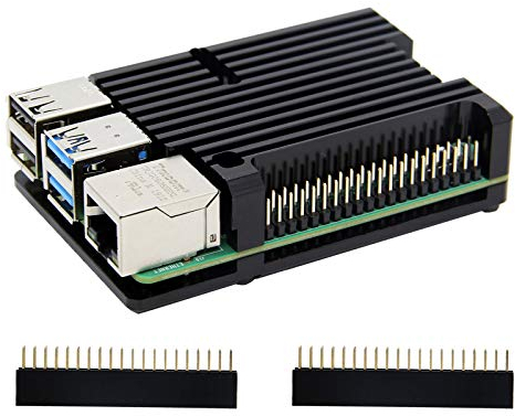 Raspberry Pi 4 Dissipatore di Calore Caso/Caso In Lega di Alluminio di Raffreddamento Passivo di raffreddamento per Raspberry Pi 4 Modello B Solo