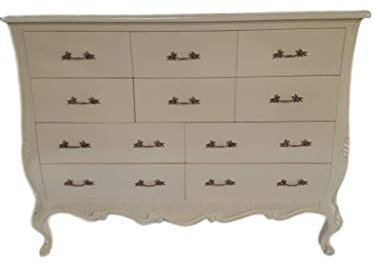 Antik Louises - Cómoda barroca (150 cm), color marfil
