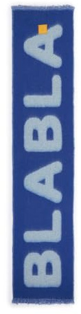 CODELLO XL Schal mit plakativem Print (blau)