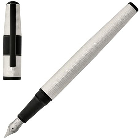 HUGO BOSS Füllfederhalter Grid Pearl