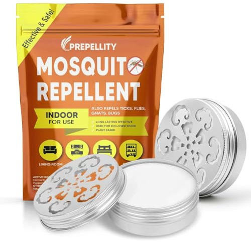 MQTIODIU Repellente Per Zanzare, Deterrente Per Zanzare Per Giardino, Migliore Degli Ultrasuoni Per Tenere Lontane Le Zanzara - 2 Pezzi