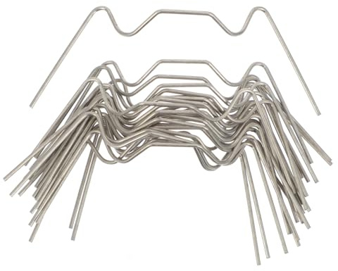Parliky Clips de Fixation Lot de 50 en Acier Inoxydable pour Serrage pour Fixation Rapide Clips W Polis de Verre Jardin et Serrage à Fleurs