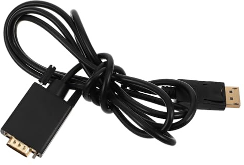 HIAKDOFT Cavo Displayport Vga Maschio Maschio Adattatore HD Compatibile con Monitor e Proiettori Cavo Estensione Versatile e Portatile per Computer e Laptop