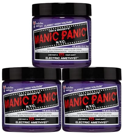 Manic Panic Semi-permamente Haarfarbe, Elektrischer Amethyst, 113,6 ml