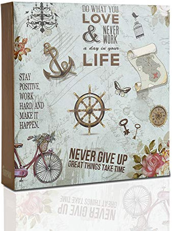 ARPAN Photo Album Slip In Case Memo Photograph For 200 x 4 x 6 Inch / 10x15 cm Picture (Slogan Art)