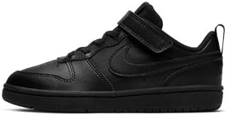 Nike Court Borough Low 2 (Psv), Boy's Basketball Shoe, Black Black Black Black 001, 12 Child UK (30 EU)