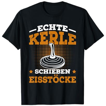 Stockschießen lustiger Spruch Eisstockschießen Geschenk T-Shirt