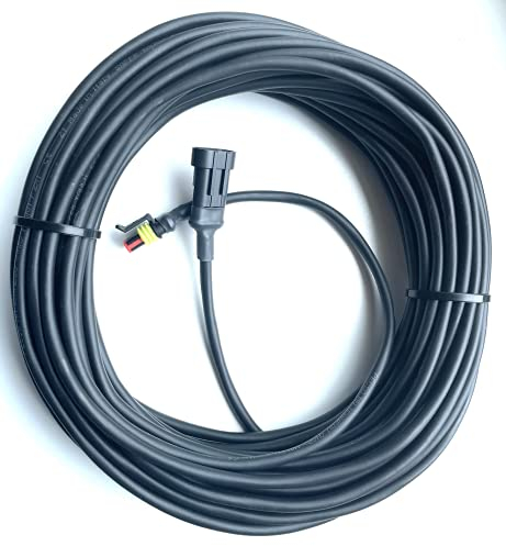 TIMBERA Niederspannungskabel für McCulloch ROB S400, S500, S600 & ROB R600, R800, R1000 – Mähroboter – Verbindungskabel für Transformator Netzteil und Ladestation – (20 Meter)