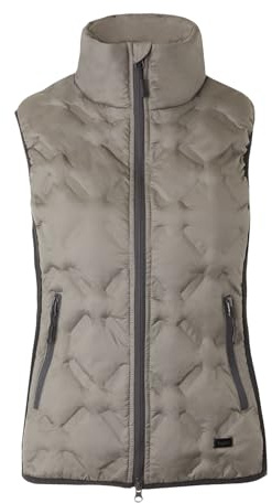 HORZE Gilet d'équitation rembourré Shelly pour femme, marron, 34