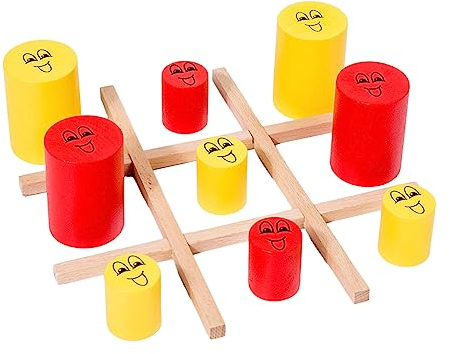 Baoblaze Eat Small Tic TAC Toe, klassisches Spiel, pädagogisch, Heimdekoration, Partygeschenke, Spiel, Spielzeug, Überraschung, Tic TAC Toe, Tic TAC