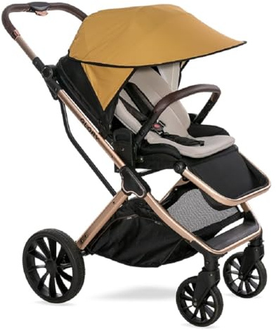 Lorelli Sonnenschutz Sonnensegel Universal UV-Schutz Schutz vor Sonne Wind Staub gelb