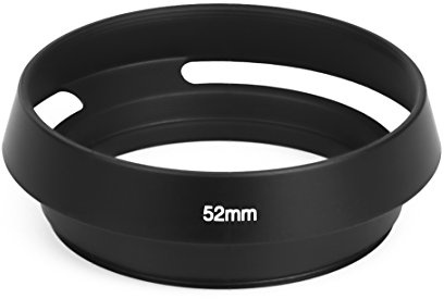 Paraluce da 52 mm, universale, colore nero, 52 mm