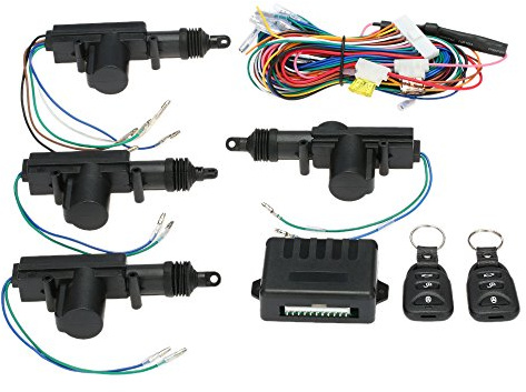 Mulcort Universal Car Door Lock Keyless Entry System Remote Central Control Locking Kit with Trunk Release Button