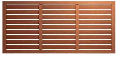 CQCCQ Mamparas divisorias de Madera for jardín, separadores temporales Decorativos for Exteriores, Vallas Independientes for Patio Trasero(120x60cm)