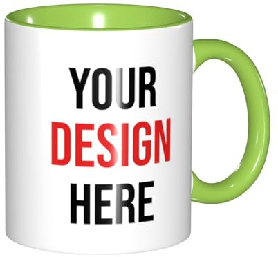 Ayambetus Mug personnalisé avec photo, texte personnalisé avec photo, tasses à café personnalisées avec nom, 325 ml, mug personnalisé, nouvelle idée cadeau personnalisé pour lui ou elle