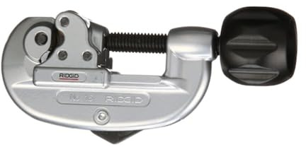 RIDGID 32925 Model 15 Screw Feed Tubing Cutter with Heavy-Duty Wheel, 3/16-inch to 1-1/8-inch Tube Cutter