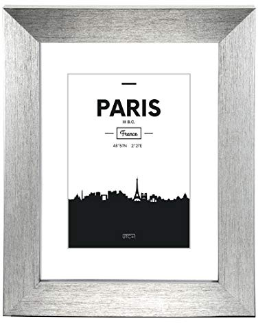 Kunststoffrahmen Paris, Silber, 10 x 15 cm