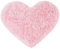 sourcing map Alfombras de piel sintética de oveja, en forma de corazón, peludas y esponjosas para sofá, sala de estar, dormitorio, piso, alfombra de felpa suave de pelo profundo, 70x90 cm, rosa claro