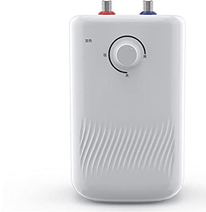 Mini Eléctrico Calentador de Agua, 1500W Tanque Instantáneo Calentador de Agua Caliente Bajo Lavabo Apagado Automático para Cocina Lavado Nivel a Prueba de Agua IPX4