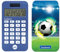 Lexibook, Football, Pocket Calculator with Protection Cover, Conventional and Advanced Calculator Functions, battery and solar-powered, Blue, C45FO