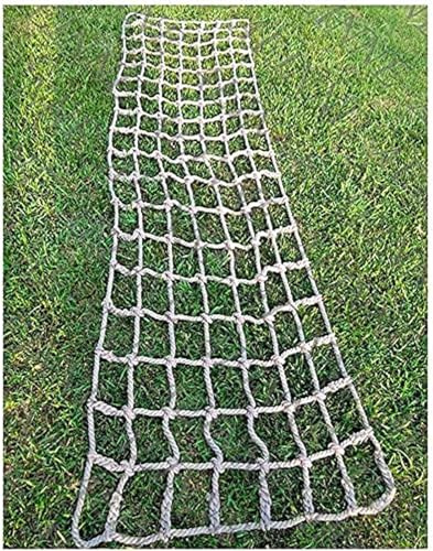 MOZ4dxy Climbing Cargo Netting, Outdoor Rope Climbing Netting, Hanging Bridge Fencing For Backyard Treehouse Equipment Kit(1 * 4m(3.3 * 12.12ft))