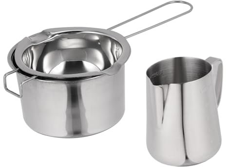 COLLBATH Multi-Functional Melting Pot Baking Chocolate Pan Dansk Butter Warmer Hiking Pot for Outdoor Cooking