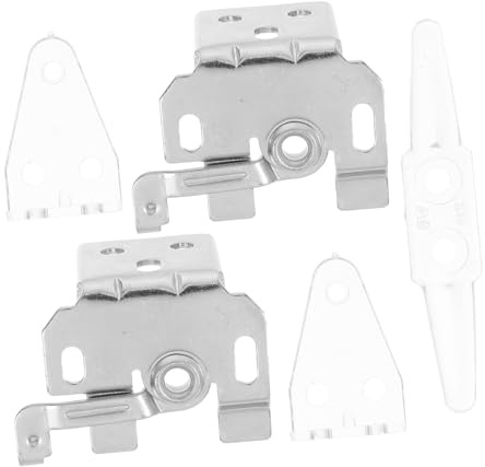 LALAFINA Set Ganci Antivento per Tende Veneziane Connettore per Rullo Staffe di Fissaggio in Metallo Supporto Fisso per Tende da Finestra Avvolgicavo Accessori di Montaggio per Installazione Rapida