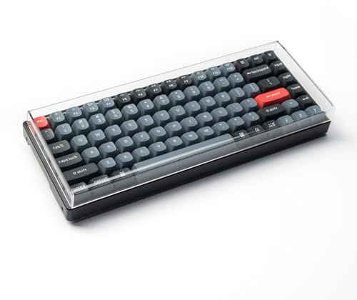 Keychron Keyboard Dust Cover, 75% Layout Clear Acrylic Keypads Cover for Computer Mechanical Keyboard, PC Gaming Keyboard Cover for Keychron K2 / K2 Pro / K2 Max / K2 HE