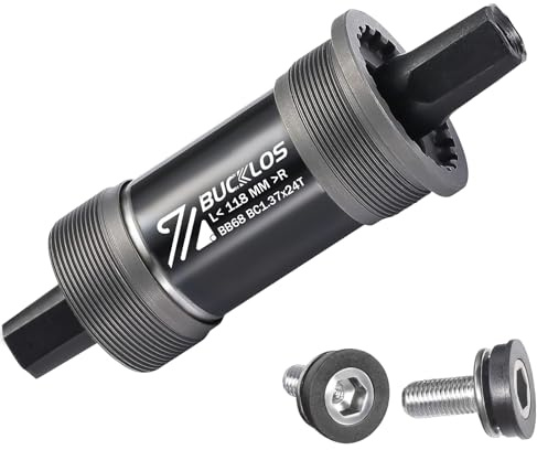 YATINGZHANG Movimento Centrale Perno Quadro Movimento Centrale for Bicicletta Quadrato for Bici da Strada Mountain Bike(BB68-118MM)