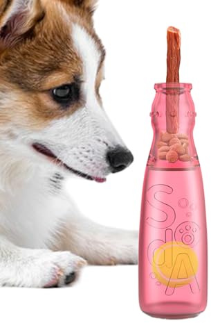 Genérico Hundvattenflaskleksaker | Squeaky Dog Toy Cruncher-vattenflaska, fetch play valp kockar för att stimulering av tandrengöring med recomp