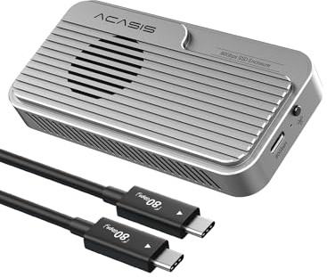 ACASIS TBU501PRO 80Gbps M.2 NVMe SSD-Gehäuse, Thunderbolt 5, USB4 V2.0