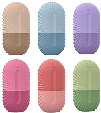 6 Pièces Ice Roller Visage, Glace Visage Femme, Rouleau A Glace Visages, Massage Facial Rafraîchissant Moule, Réutilisable, 6,2 * 4,4 * 11,4 Cm, Pour Maison Voyage Appartement Hôtel École Vacances