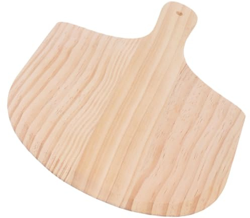 TOYANDONA Pelle à Pizza en Bois avec Manche Ergonomique Planche à Découper 53,5x30,5x1 Cm Plateau de Service pour Pizza et Ustensile Cuisine Solide et Préparation Maison