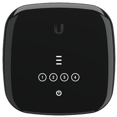 UFiber WiFi6 GPON CPE, Wi-Fi 6, 4 ports RJ-45, Connecteur SC/APC, PoE, 2488 Gbps Downstream, 1 244 Gbps Upstream, Noir
