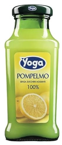 Succo di Frutta Yoga Pompelmo 100% cl.20 da 24 Bottiglie da ml.200